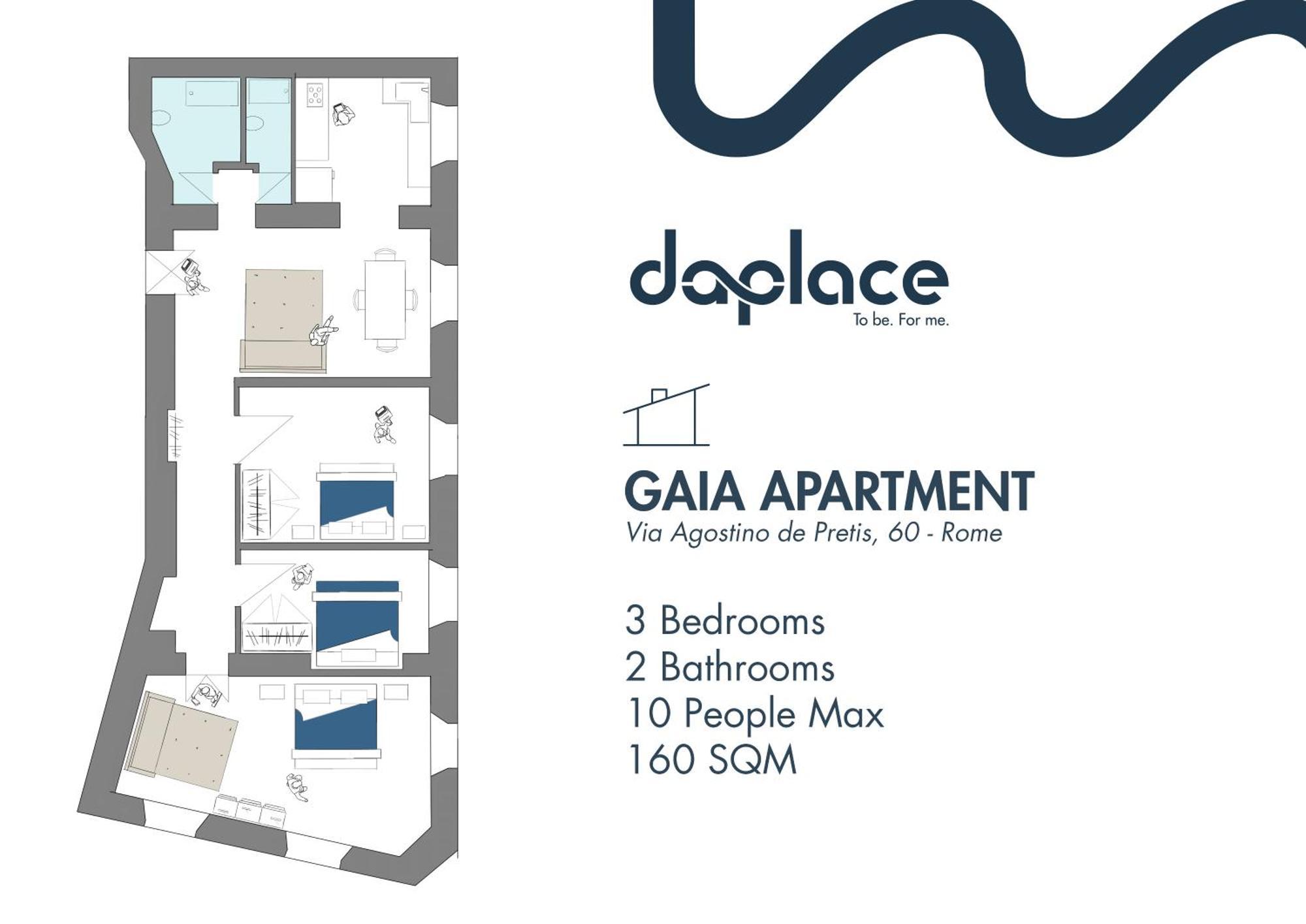 Daplace - Gaia Apartment Roma Dış mekan fotoğraf